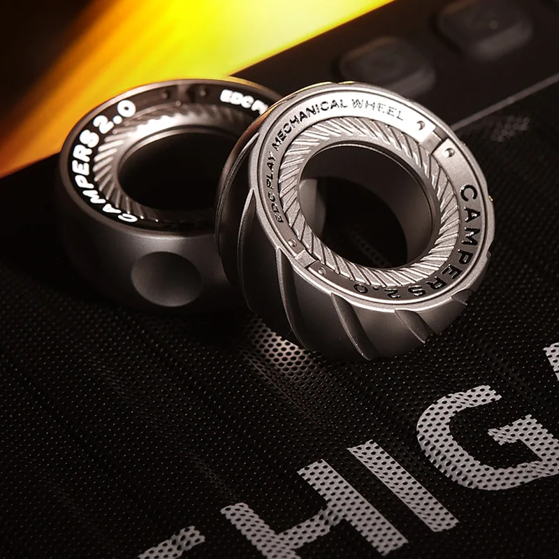 Magnetic Fidget Spinner – RelaxiSpin Rings with Stainless Steel & Brass Rings
