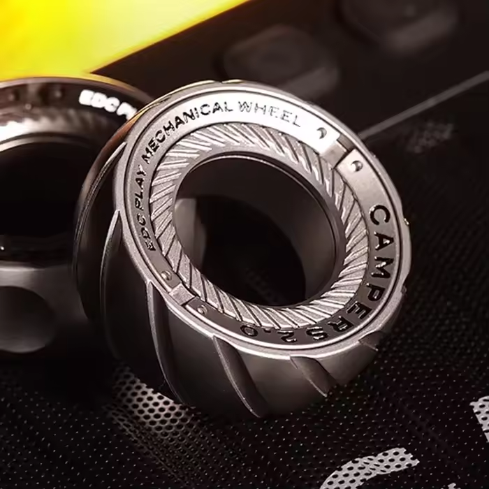 Magnetic Fidget Spinner – RelaxiSpin Rings with Stainless Steel & Brass Rings