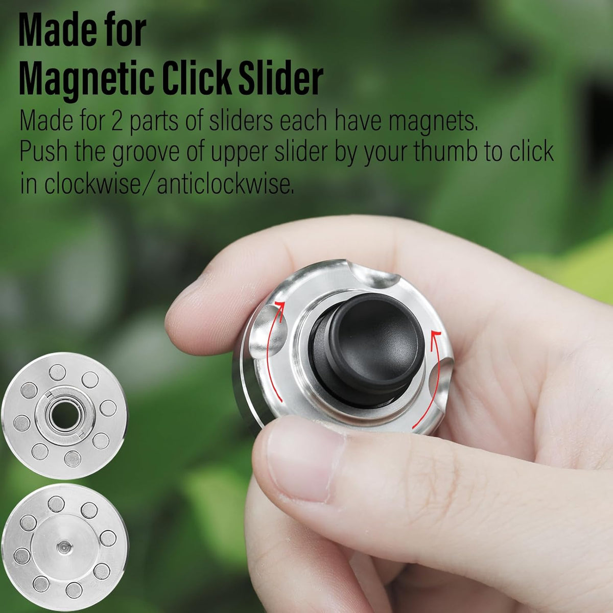 Magnetic Fidget Spinner – ScaleSpinner Levitation with Stainless Steel EDC