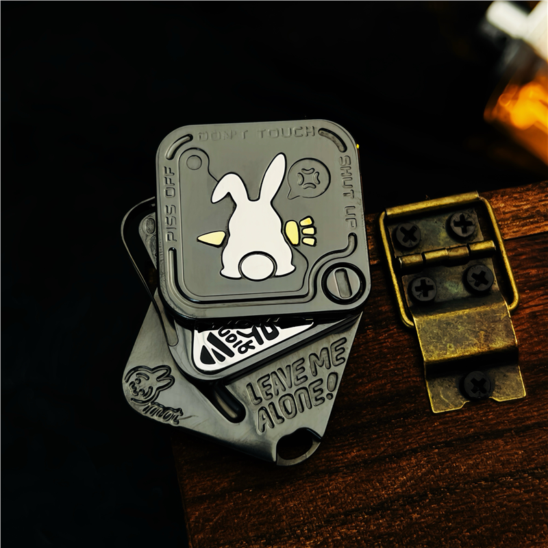 Magnetic Fidget Toy – Polar Flash SNAP Triple-Slide EDC with Titanium & Zirconium