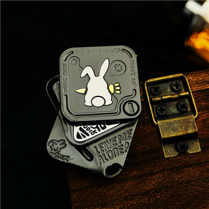 Magnetic Fidget Toy – Polar Flash SNAP Triple-Slide EDC with Titanium & Zirconium
