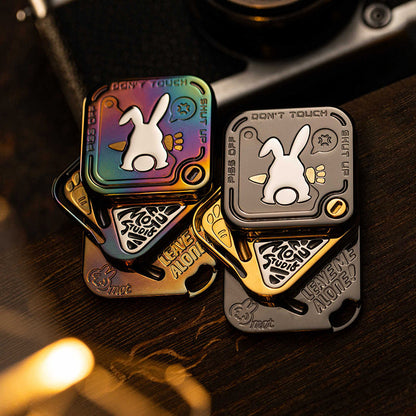 Magnetic Fidget Toy – Polar Flash SNAP Triple-Slide EDC with Titanium & Zirconium