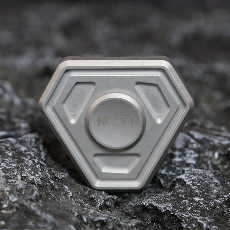 Magnetic Fidget Toy – Steel Spin Top with Dual Rotation Stainless Steel