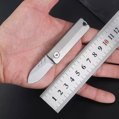 Magnetic Fidget Toy – TiSpin Blade Titanium Utility Knife with D2 Steel EDC Multi-Tool