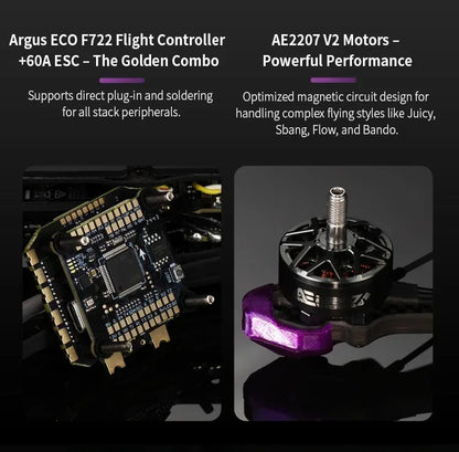 Axisflying Manta5 SE 5inch FPV Drone 6S Long Range Freestyle DJI O4 GPS PNP/ELRS/TBS Quadcopter