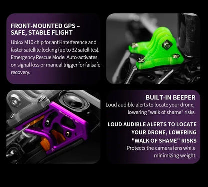 Axisflying Manta5 SE 5inch FPV Drone 6S Long Range Freestyle DJI O4 GPS PNP/ELRS/TBS Quadcopter