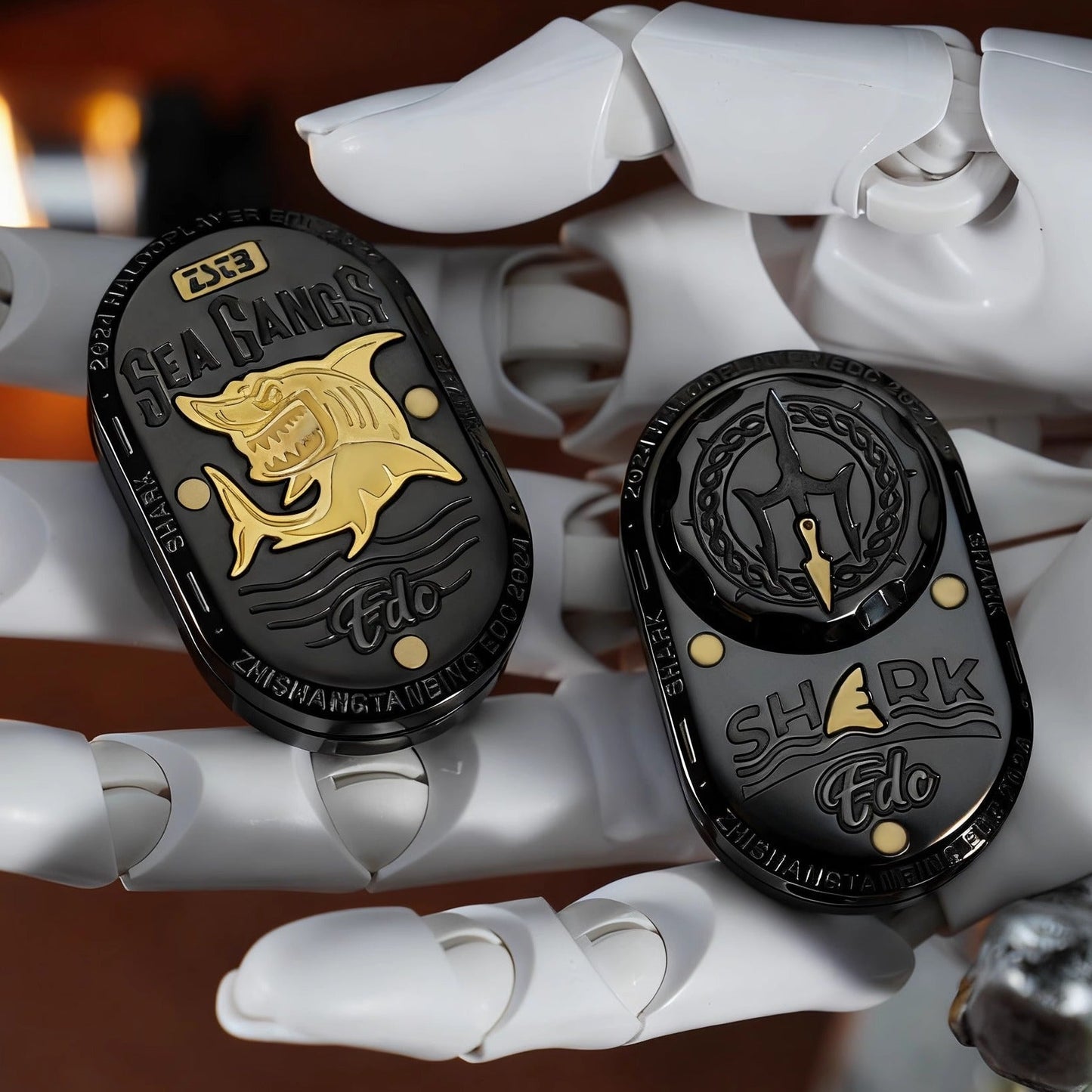 Mechanical Fidget Slider – SharkPulse Precision EDC Toy with Multi-Track with Sound