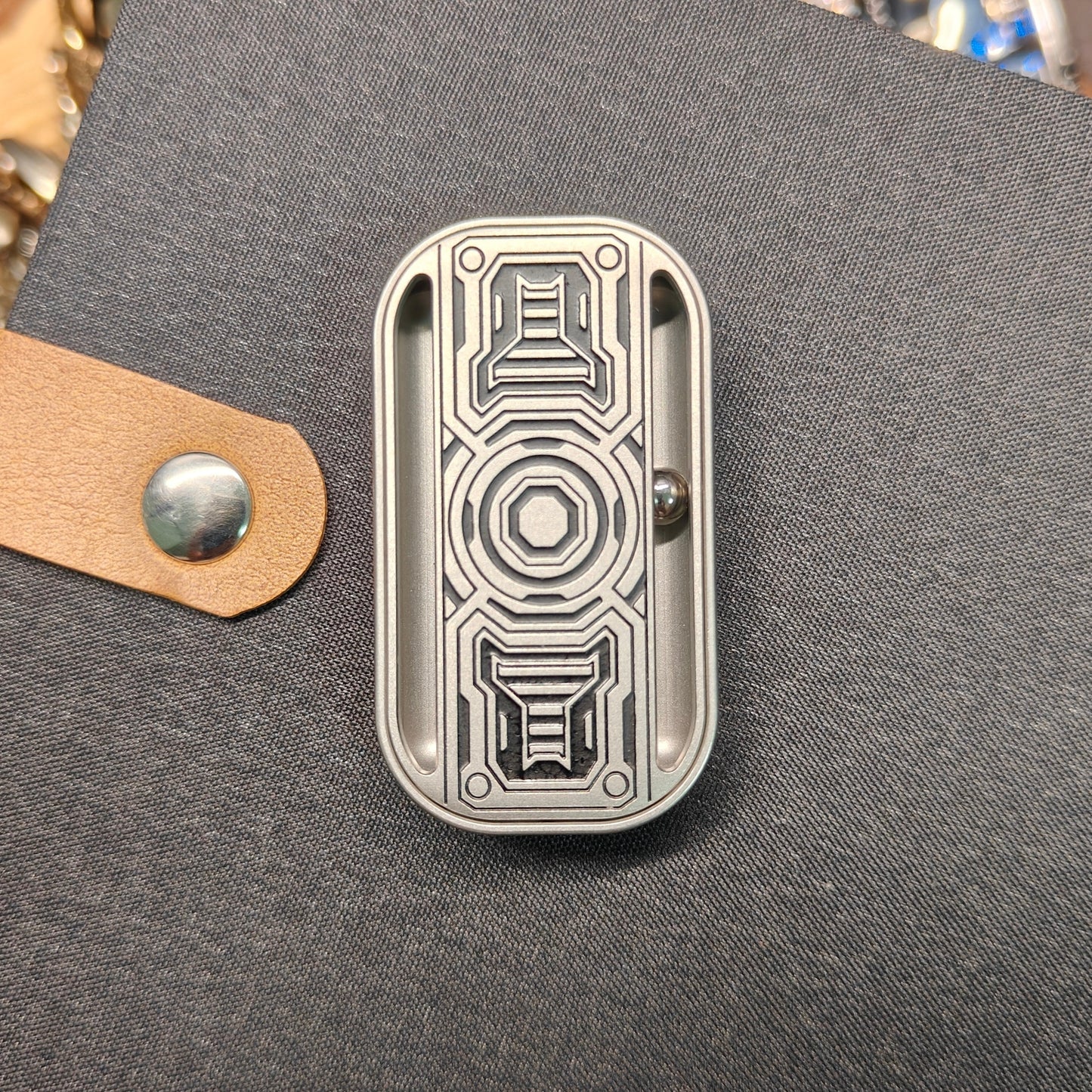 Mechanical Fidget Slider – Stainless Steel Hop with Dual Sound EDC