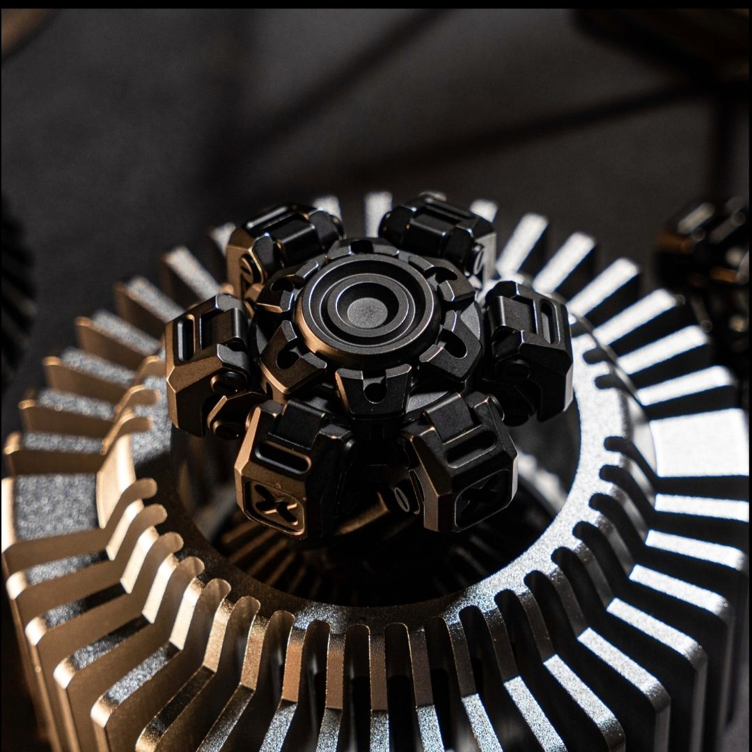 Mechanical Fidget Toy – Mecha City X Heavy-Mech with Dual Armor Deploy EDC