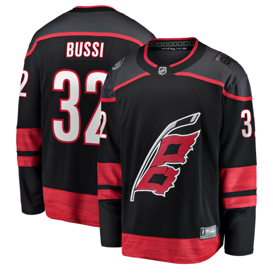 Brandon Bussi Carolina Hurricanes Home Premium Jersey - Black