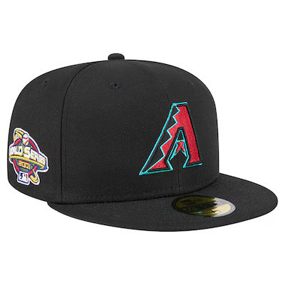 New Era Arizona Diamondbacks 2001 World Series Side Patch 9FIFTY Snapback-Black