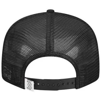 New Era Boston Red Sox Trucker 9FIFTY Snapback Hat-Black/White