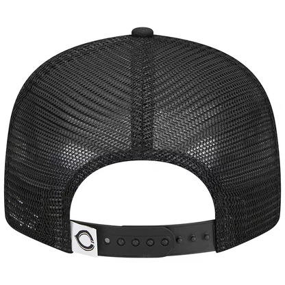 New Era Cincinnati Reds Trucker 9FIFTY Snapback Hat-Black/White