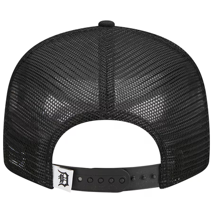 New Era Detroit Tigers Trucker 9FIFTY Snapback Hat-Black/White