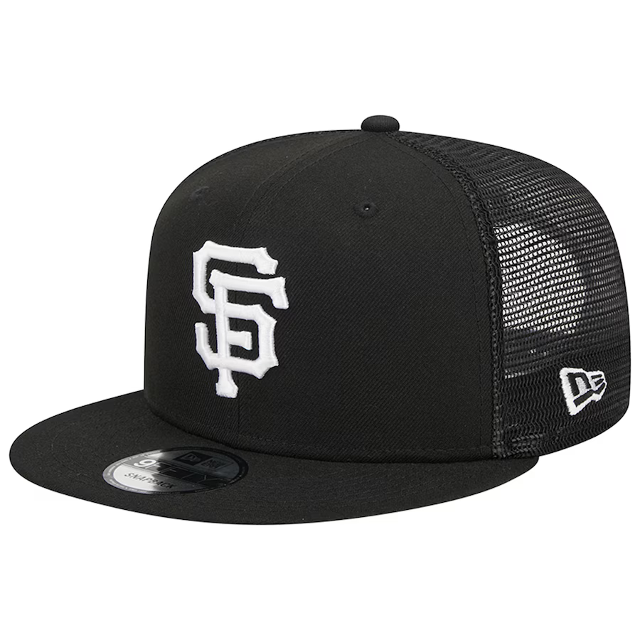 New Era San Francisco Giants Trucker 9FIFTY Snapback Hat-Black/White (Copy)