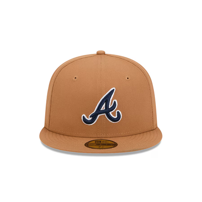 New Era Atlanta Braves Color Pack 59FIFTY Fitted Hat-Brown