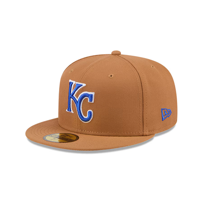 New Era Kansas City Royals Color Pack 59FIFTY Fitted Hat-Brown