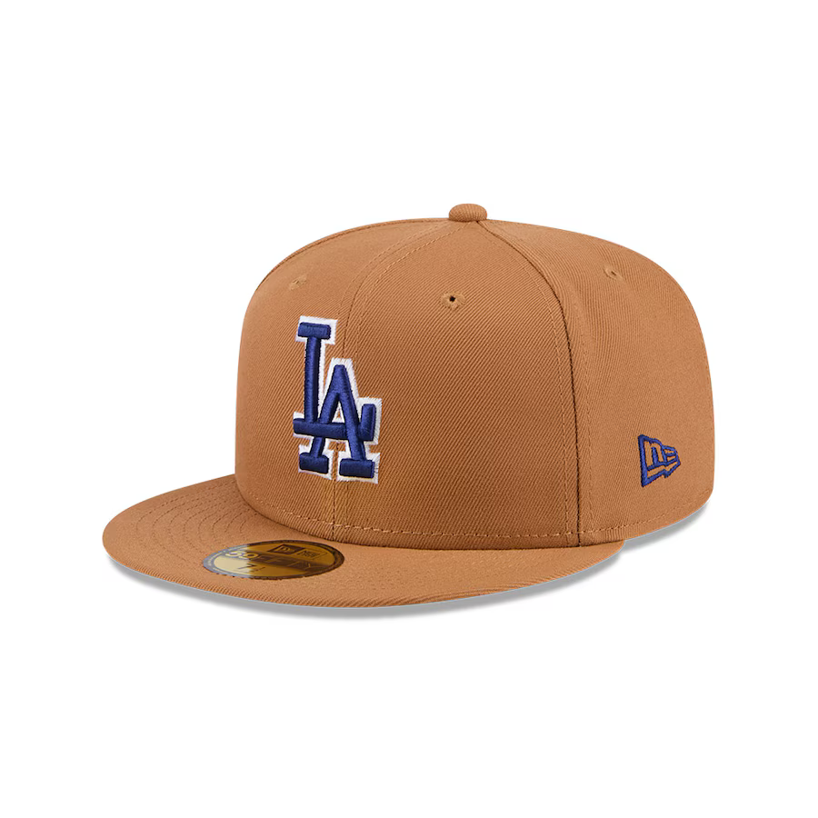 New Era Los Angeles Dodgers Color Pack 59FIFTY Fitted Hat-Brown