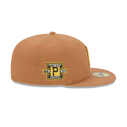 New Era Pittsburgh Pirates Color Pack 59FIFTY Fitted Hat-Brown