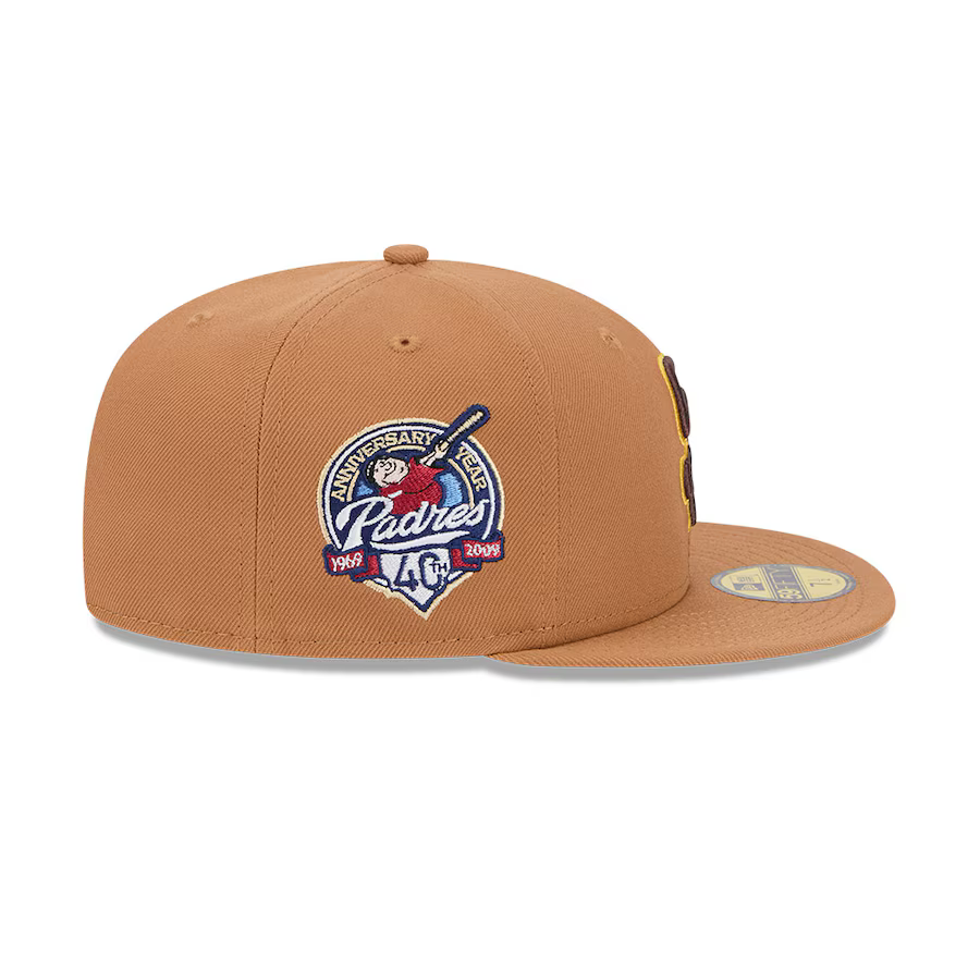 New Era San Diego Pades Color Pack 59FIFTY Fitted Hat-Brown