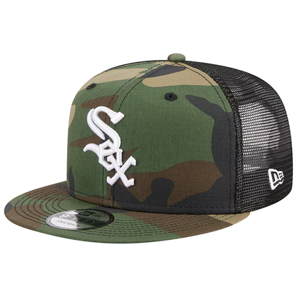 New Era Chicago White Sox Woodland Camo Trucker 9FIFTY Snapback Hat
