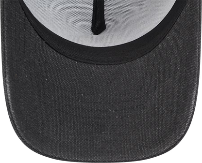 New Era Pittsburgh Pirates Logo Essentials A Frame 9FORTY Adjustable Hat-Charcoal Black