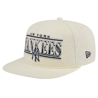 New Era New York Yankees Corduroy Throwback The Golfer Snapback Hat