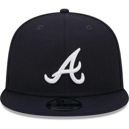 New Era Atlanta Braves 2021 World Series Side Patch 9FIFTY Snapback Hat-Navy