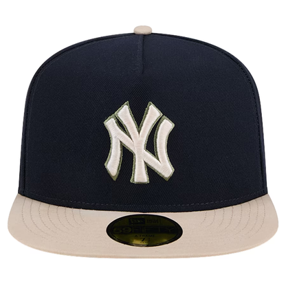 New Era New York Yankees 2009 Inaugural Season Side Patch Canvas A-Frame 59FIFTY Fitted Hat