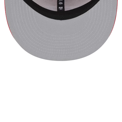 New Era Cincinnati Reds Team Color 9FIFTY Trucker Snapback Hat-Red