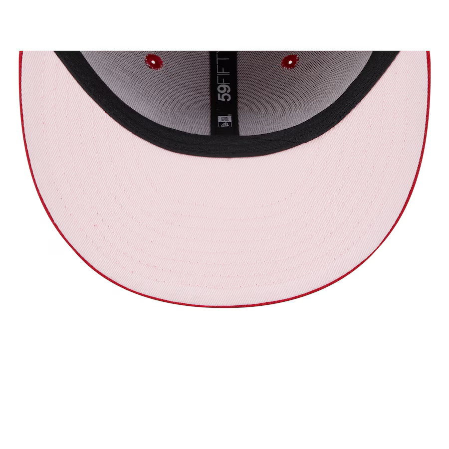 New Era Los Angeles Angels  On-Field 59FIFTY Fitted Hat-Red