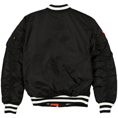 New Era Alpha Industries San Francisco Giants Bomber Jacket - Black