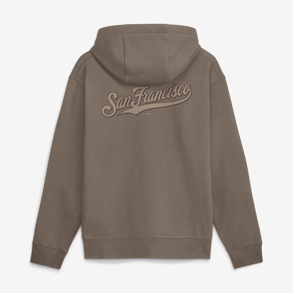 NIKE SAN FRANCISCO GIANTS SF HOODIE - BROWN