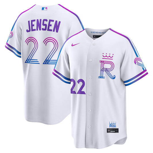 Carter Jensen Kansas City Royals 2026 City Connect Stadium Jersey - White