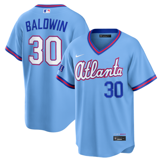 Drake Baldwin Atlanta Braves 2026 City Connect Stadium Jersey - Powder Blue
