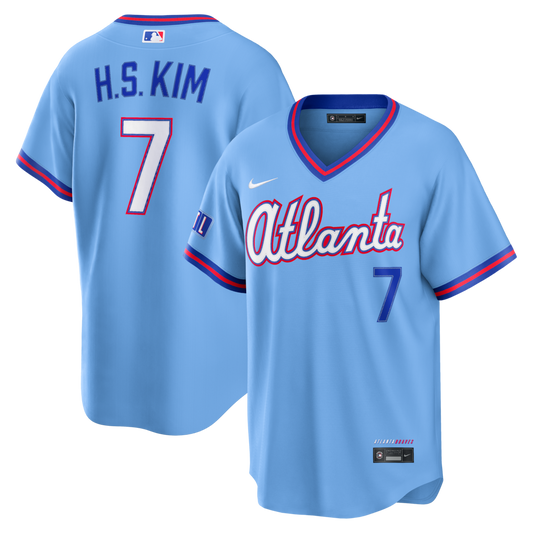 Ha-Seong Kim Atlanta Braves 2026 City Connect Stadium Jersey - Powder Blue