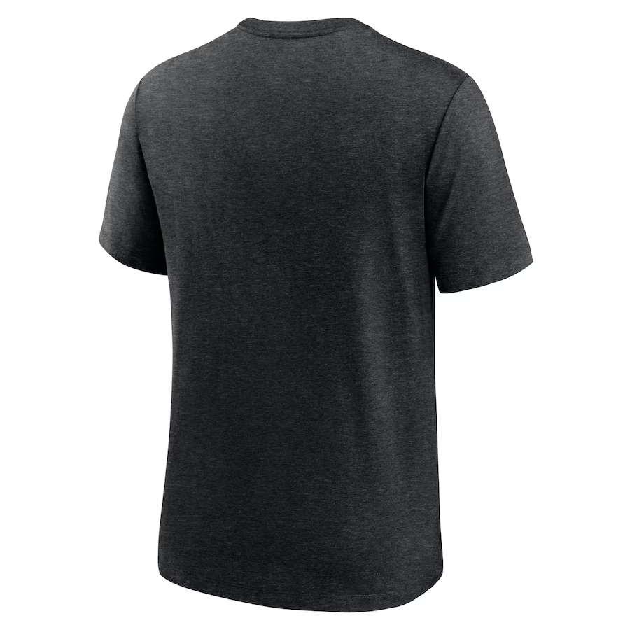 Nike San Francisco Giants Rewind Review Slash Tri-Blend T-Shirt - Heather Black