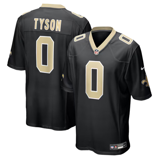 Jordyn Tyson New Orleans Saints 2026 NFL Draft First Round Pick No. 8 Jersey - Black