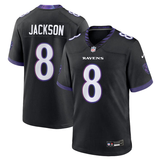 Lamar Jackson Baltimore Ravens Jersey - Black