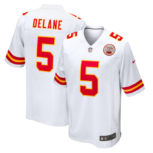 Mansoor Delane Kansas City Chiefs 2026 NFL Draft First Round Pick No. 6 Jersey - White