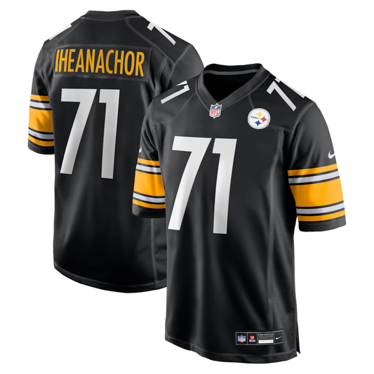 Max Iheanachor Pittsburgh Steelers 2026 NFL Draft First Round Pick No. 21 Jersey - Black