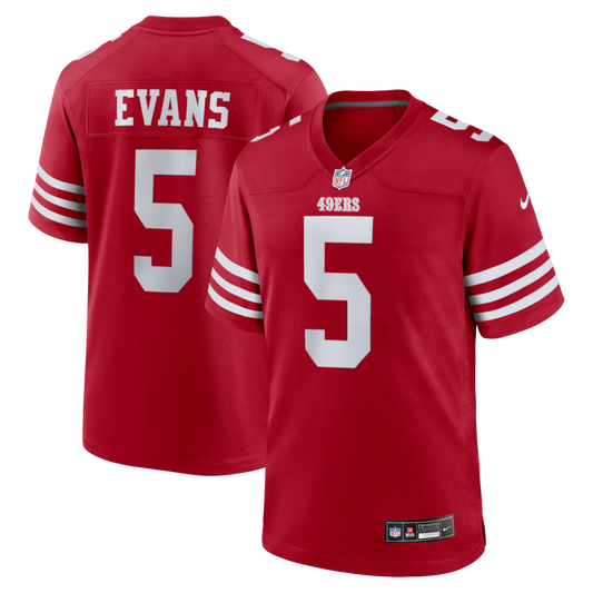 Mike Evans San Francisco 49ers Alternate Jersey - Scarlet