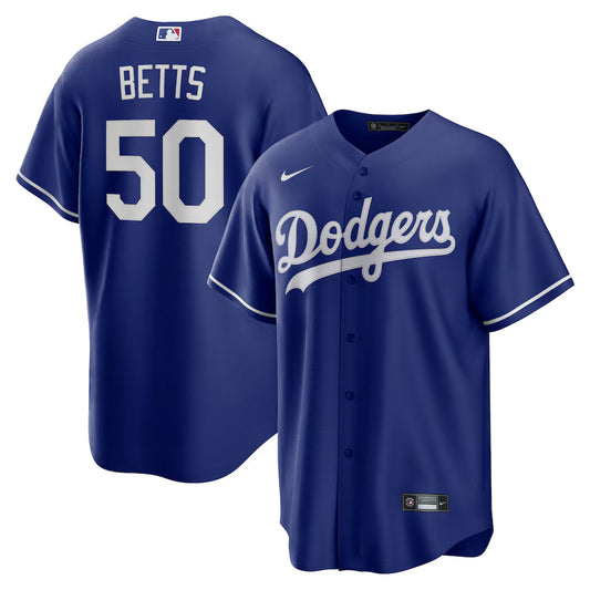 Mookie Betts Los Angeles Dodgers Alternate 2 Player Jersey - Royal