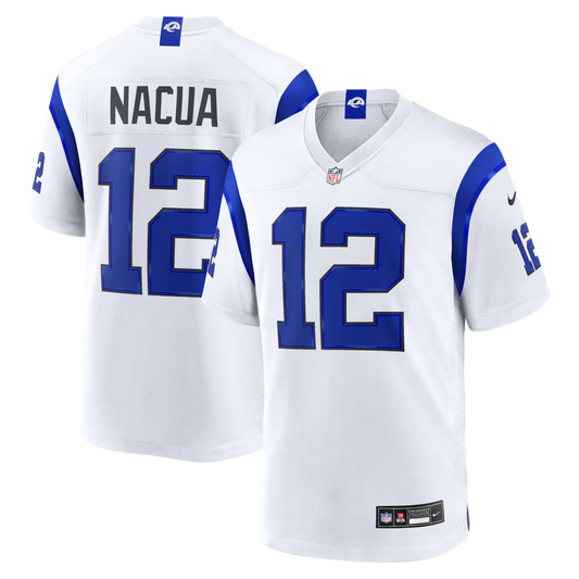 Puka Nacua Los Angeles Rams Fearsome Jersey - White