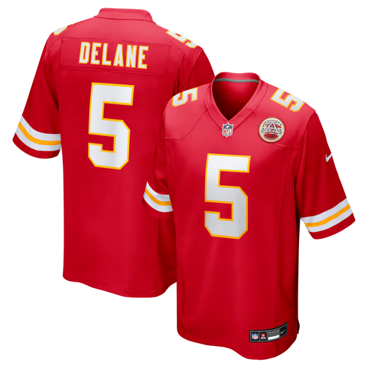 Mansoor Delane Kansas City Chiefs 2026 NFL Draft First Round Pick No. 6 Jersey - Red
