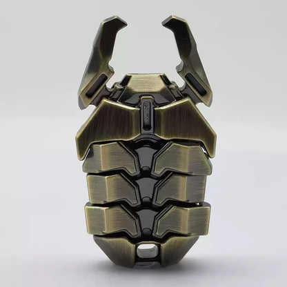 Metal Fidget Coin – Alloy Mech Bug Press Push Snap Pop Sound EDC Stress Relief Desk Toy