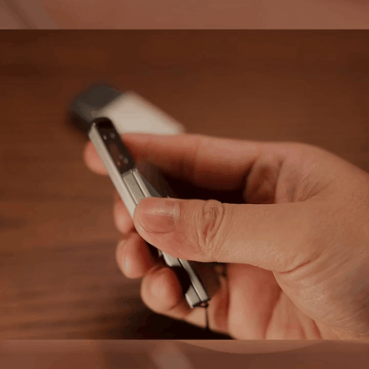 Metal Fidget Slider – Cyber Flick Twist with CyberFlick Futuristic EDC Stress Relief Toy