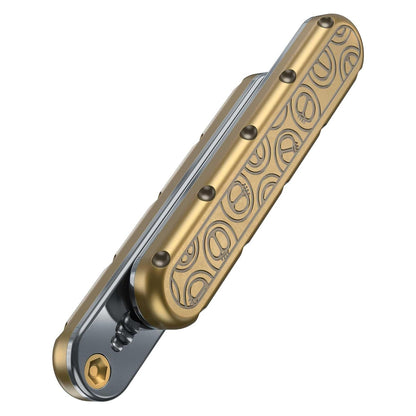 Metal Fidget Slider – PushBar Magic EDC with Zinc Alloy Stress Relief Tool