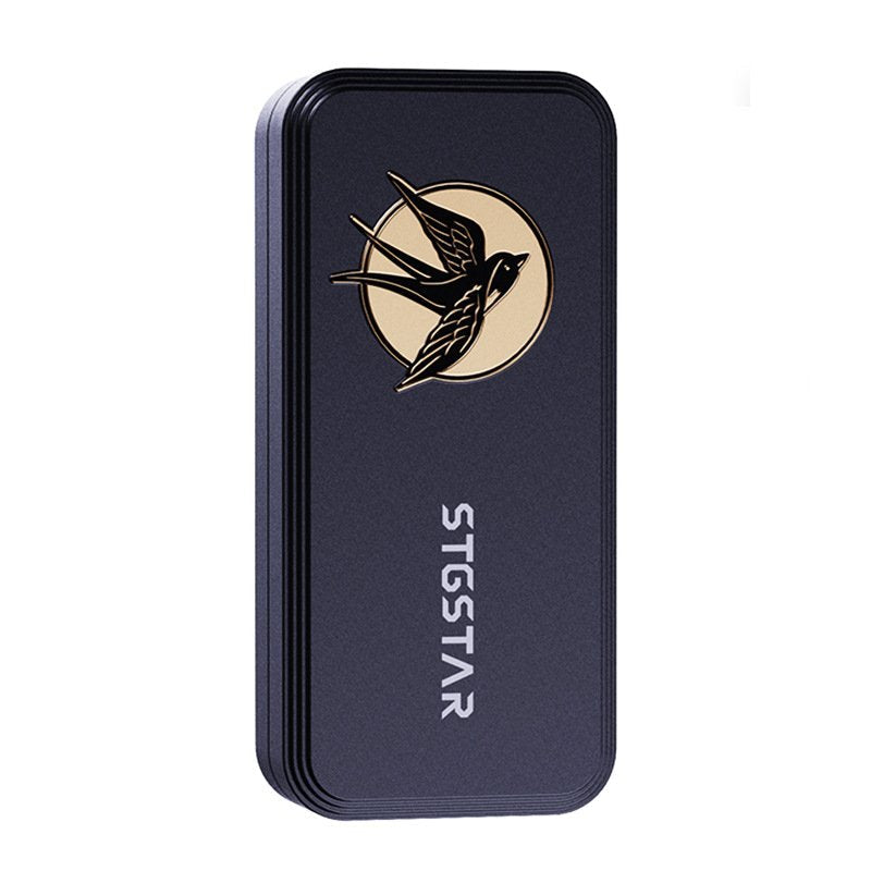 Metal Fidget Slider – Swallow Push with Clicking EDC Stress Relief Toy