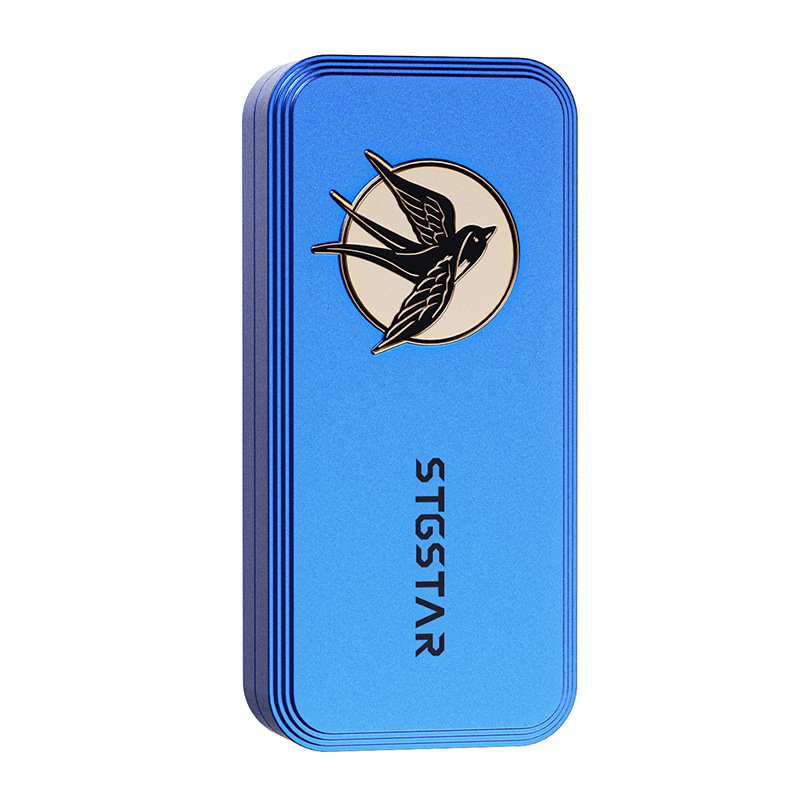 Metal Fidget Slider – Swallow Push with Clicking EDC Stress Relief Toy